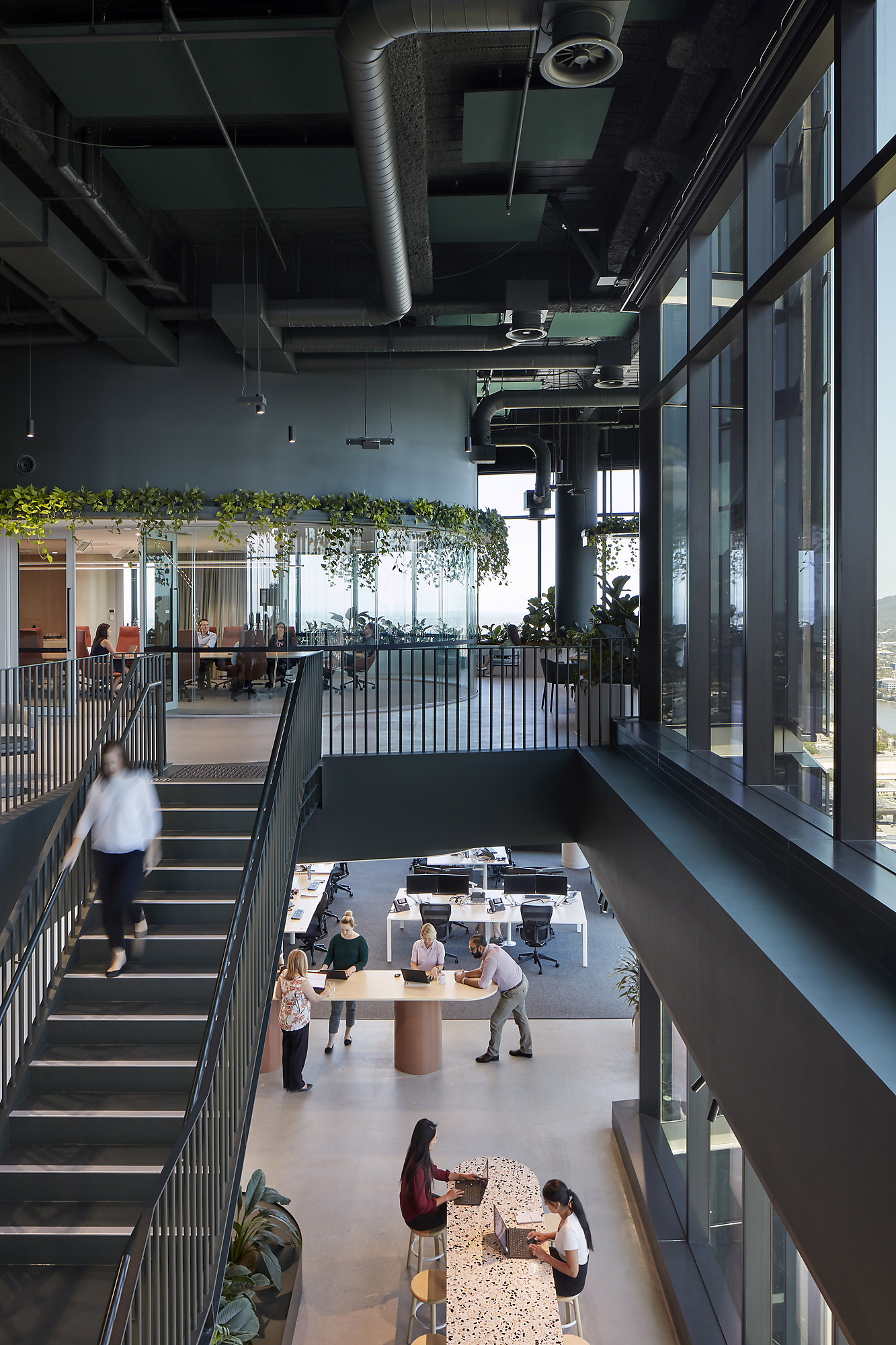 Interior photograph of Transurban Workplace by Christopher Frederick Jones